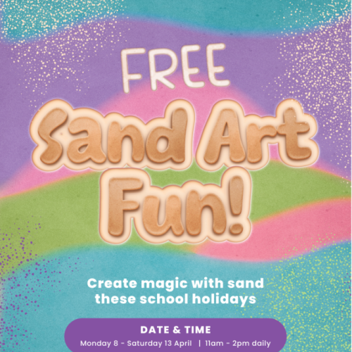 Free Sand Art Fun at Shepparton Marketplace
