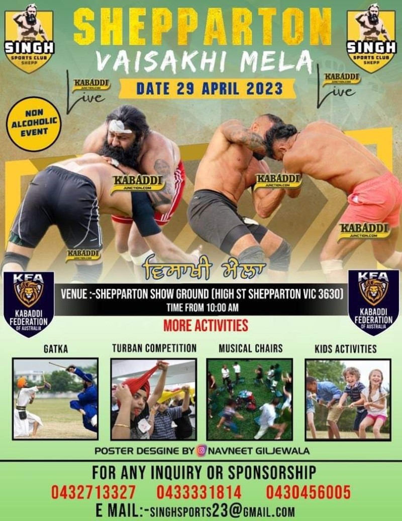 Shepparton Vaisakhi Mela - Kabaddi