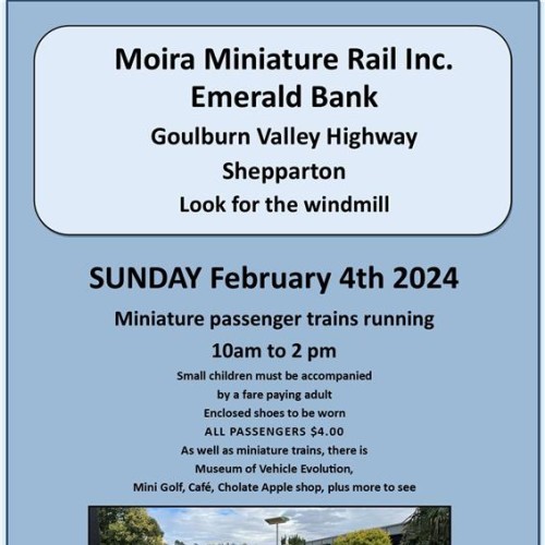 Moira Miniature Rail Inc. Miniature Passenger Trains Running