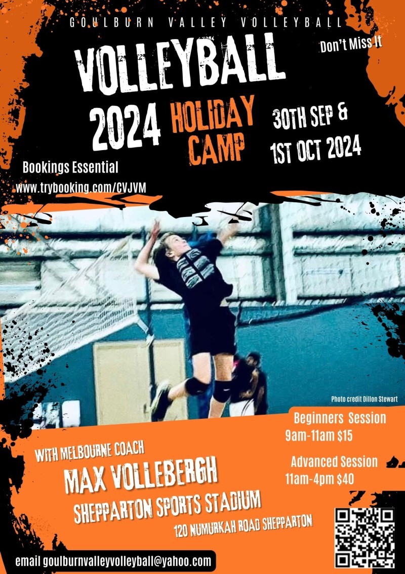 Volleyball Camp with Max Vollebergh in Shepparton