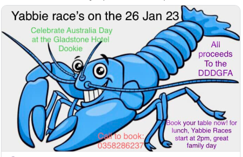 Australia Day Yabbie Races