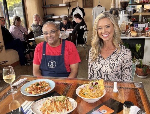 Brodie Harper sits down for lunch at The Last Straw with Owner Gobie Raju-cropped