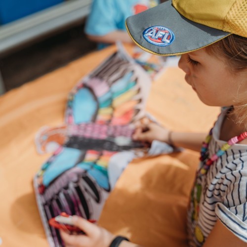 Kite Making in the Park