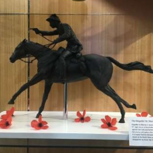 UNVEILING of the MEMORIAL to SIR MURRAY BOUCHIER