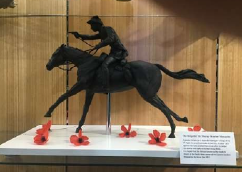 UNVEILING of the MEMORIAL to SIR MURRAY BOUCHIER