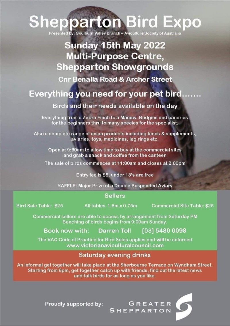 Shepparton Bird Expo