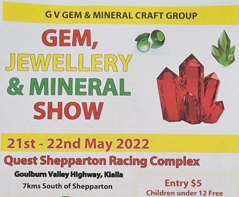 GV Gem & Mineral Craft Group present Gem, Jewellery & Mineral Show
