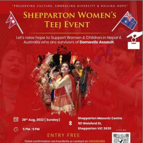 Shepparton Women's Teej Event