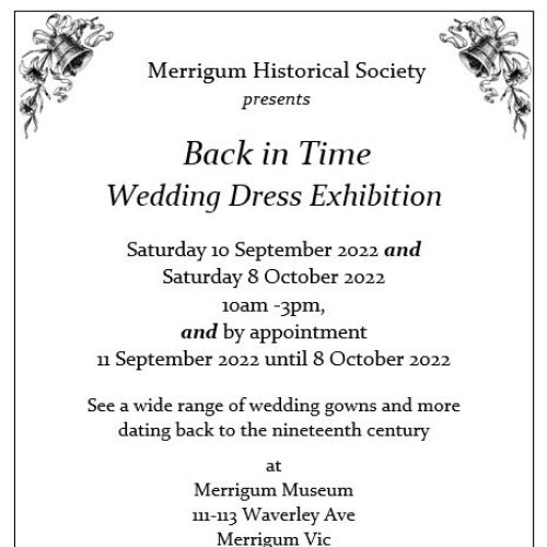 Back in Time Wedding Dress Exhibition