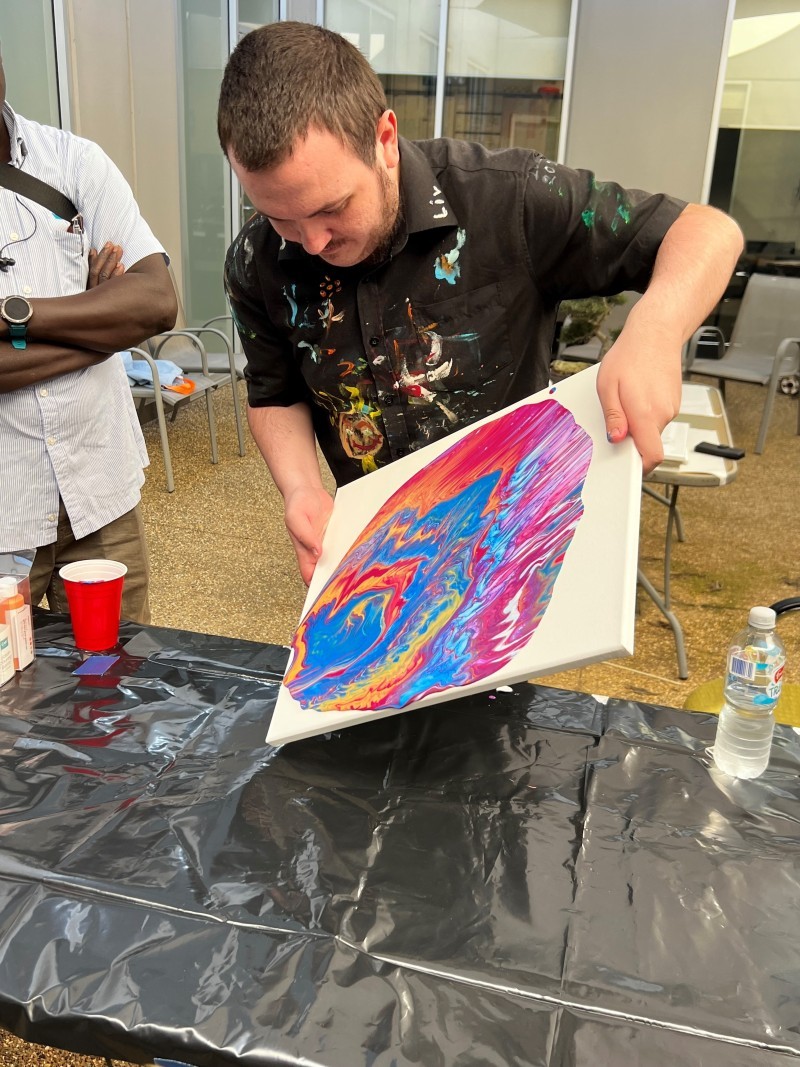 Pouring Art Workshop