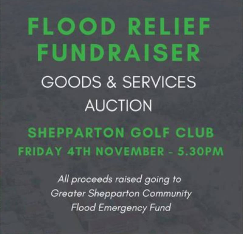 Greater Shepparton's Flood Relief Charity Auction & Social Night 