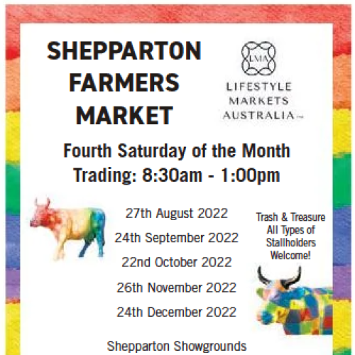 Shepparton Farmers' and Specialty Market + Trash and Treasure Market   Cancelled