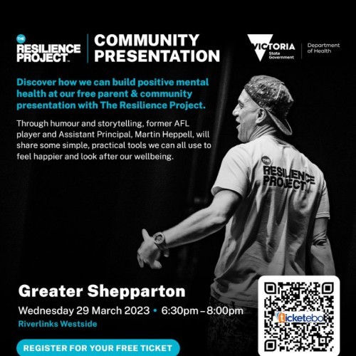 The Resilience Project presents Discovering Resilience with Martin Heppell