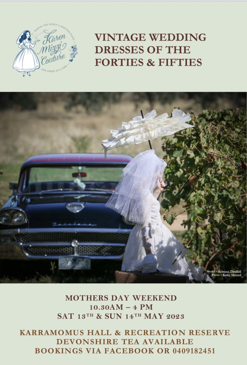 Vintage Wedding Dresses and Memorabilia from the 40s and 50s era