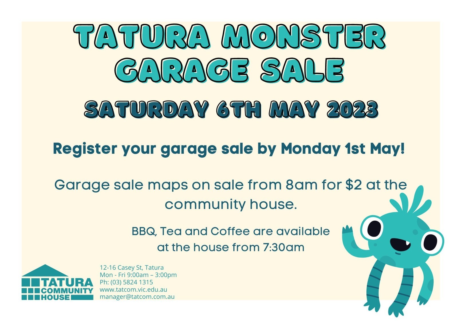 Tatura Monster Garage Sale Shepparton & Goulburn Valley