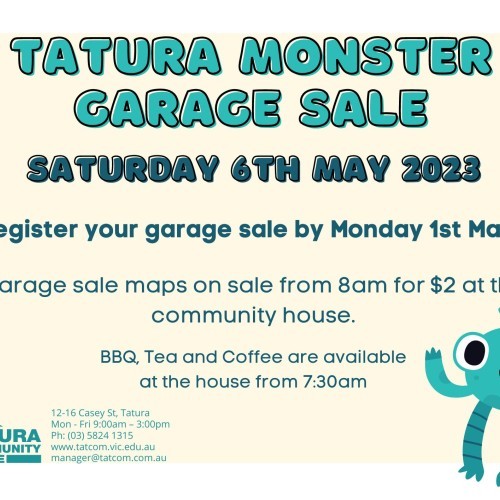 Tatura Monster Garage Sale