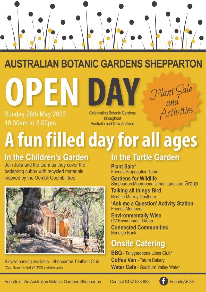 CANCELLED - Botanic Gardens Open Day