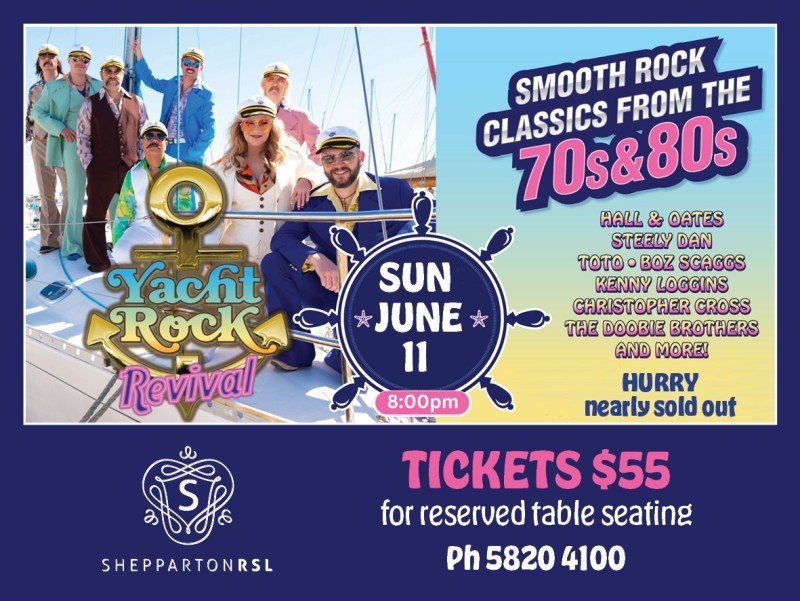 Shepparton RSL presents Yacht Rock Revival
