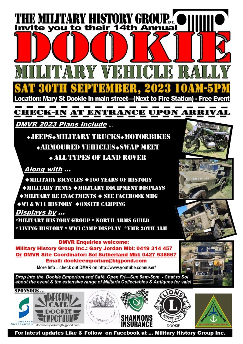 Dookie Military Vehicle Rally 