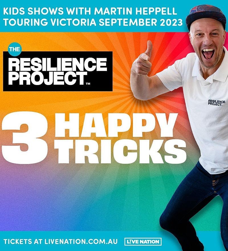 Live Nation & The Resilience Project present 3 Happy Tricks with Martin Heppell