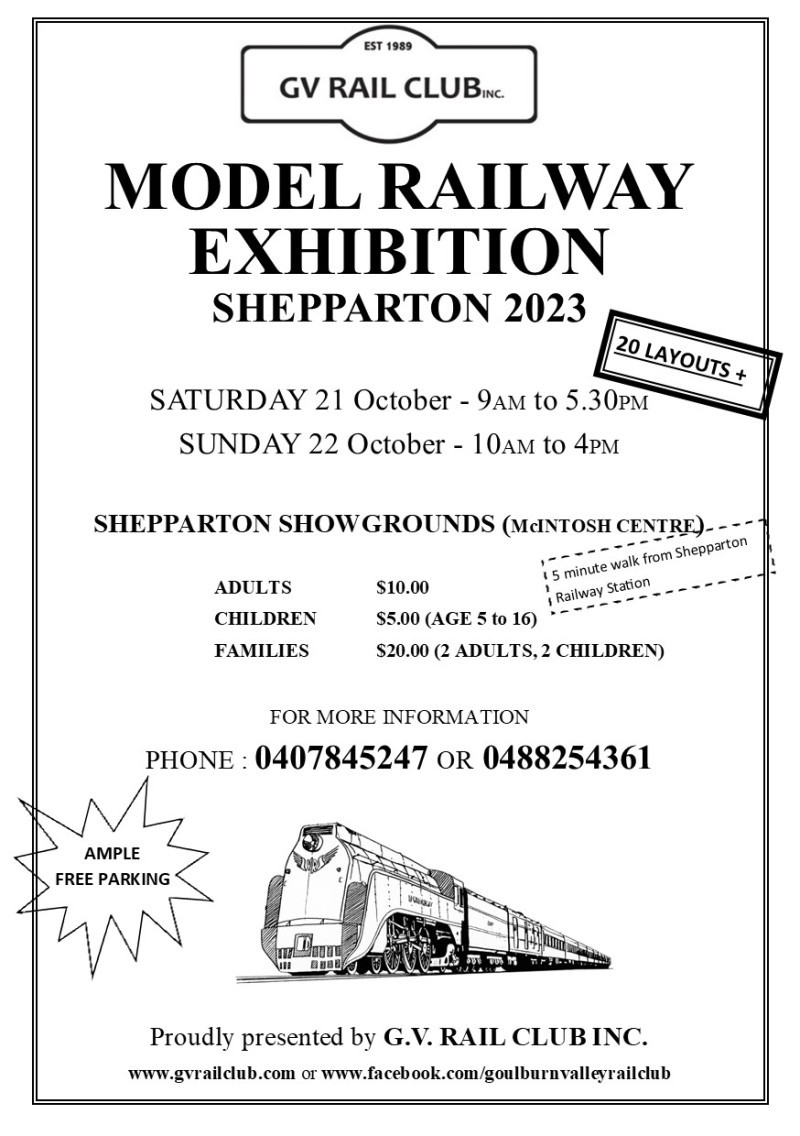 Shepparton Model Railway Exhibition 2023