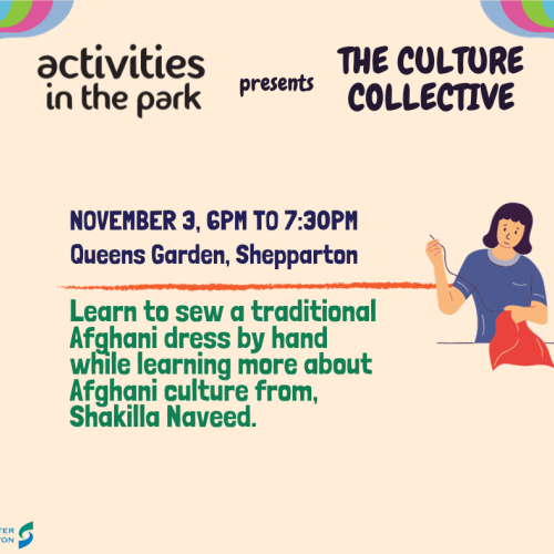 The Culture Collective - Afghani Month - Learn to Sew a Traditional Dress