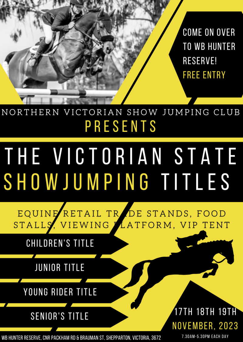 The Victorian State Showjumping Titles