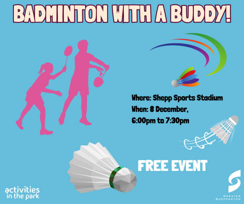 Badminton with a Buddy! 