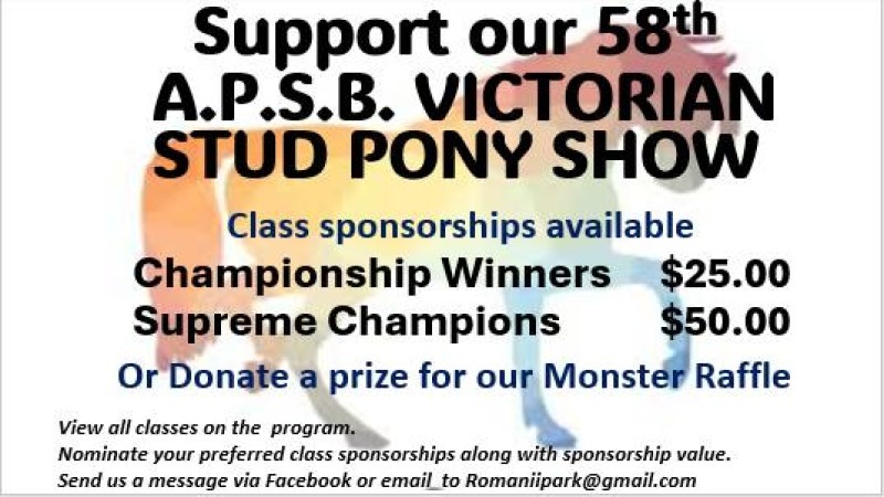 Victorian Stud Pony Show