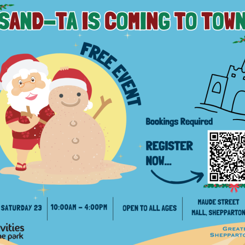 SAND-TA is Coming to town! 