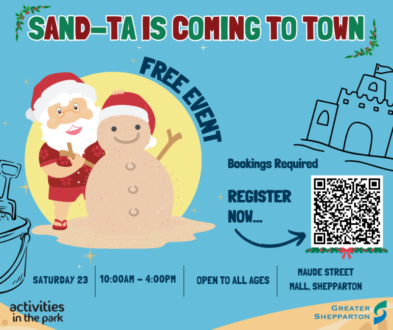 SAND-TA is Coming to town! 
