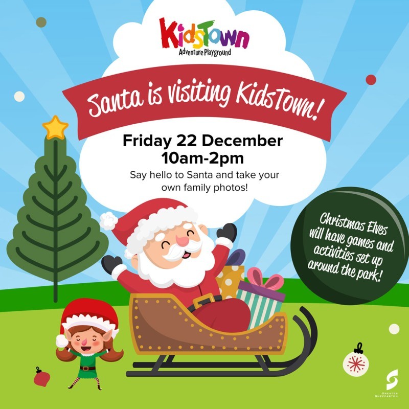 Santa is visiting KidsTown