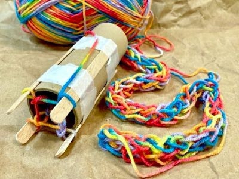 School Holiday Craft at Shepparton Library - Fabulous French Knitting