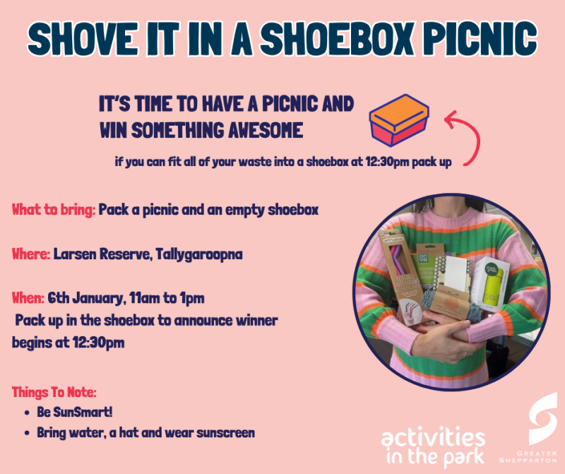 Shove it in a Shoebox Picnic