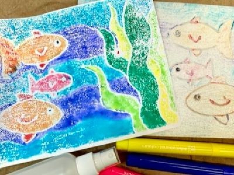 School Holiday Craft at Shepparton Library - Foam Printing