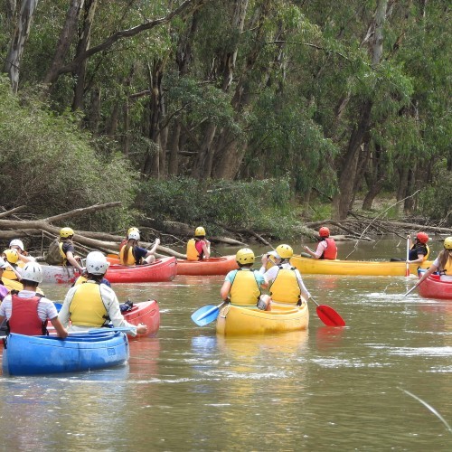 Canoeing on the Goulburn