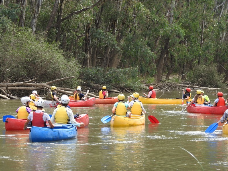 Canoeing on the Goulburn