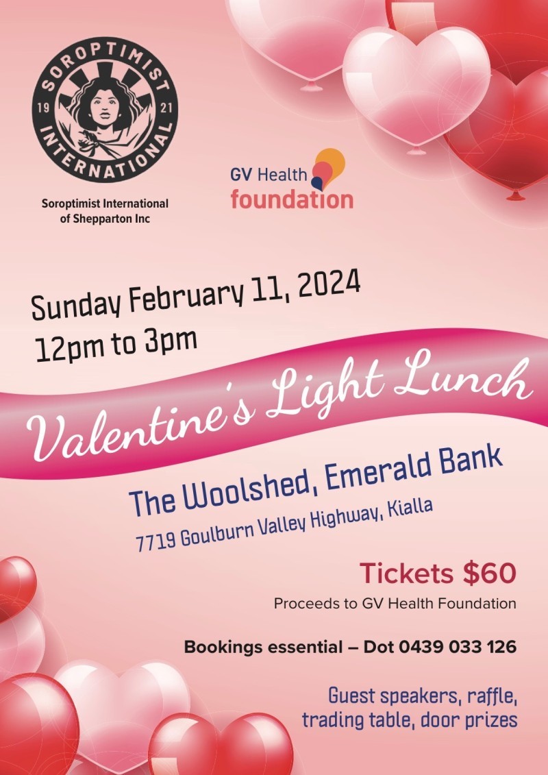 Valentines Light Lunch