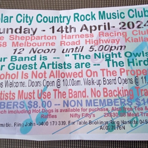 Solar City Country Rock Music Day