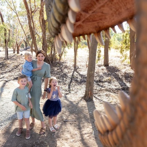 Dinosaurs at Kyabram Fauna Park 