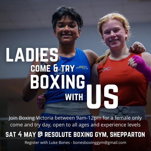 Ladies come and try boxing