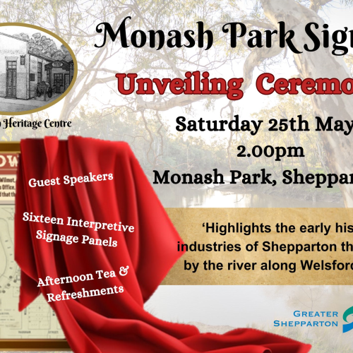 Monash Park Signage Launch