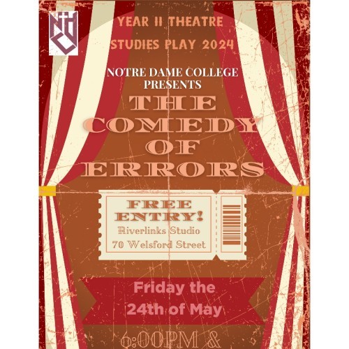 Notre Dame College presents The Comedy of Errors
