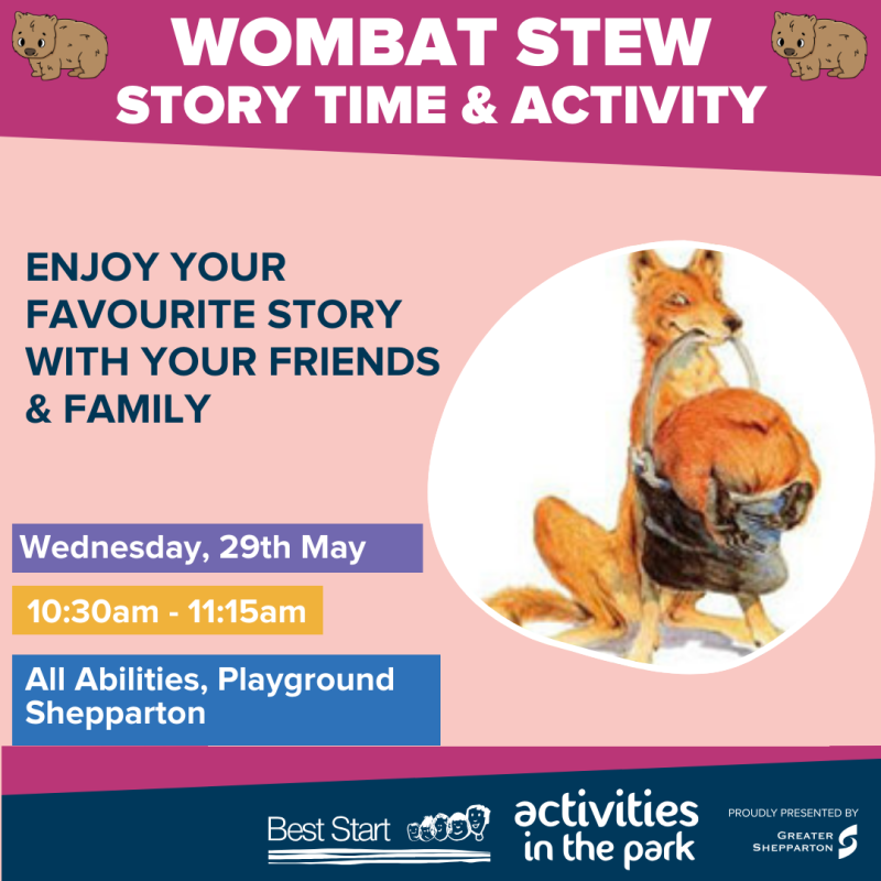 Wombat Stew at the Playground! 