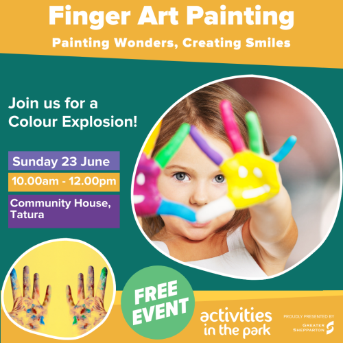 Finger Painting...let's make some ART!