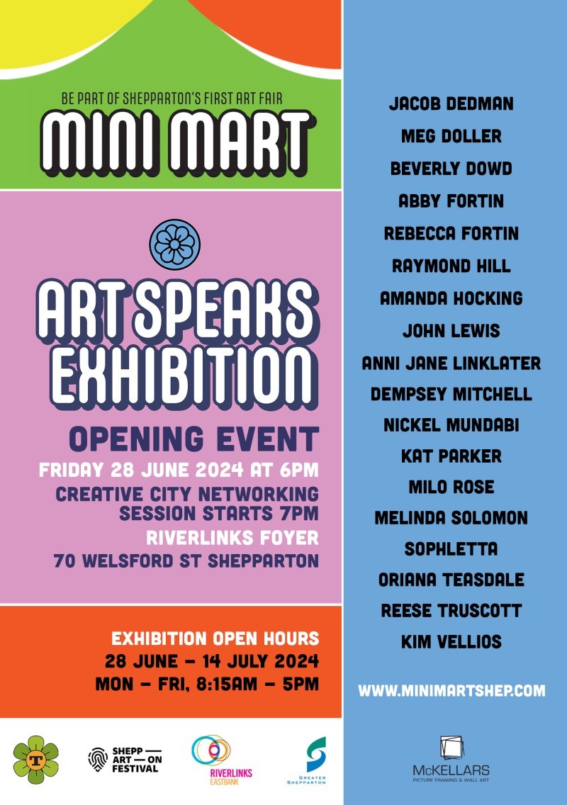 Mini Mart ART SPEAKS Exhibition Opening