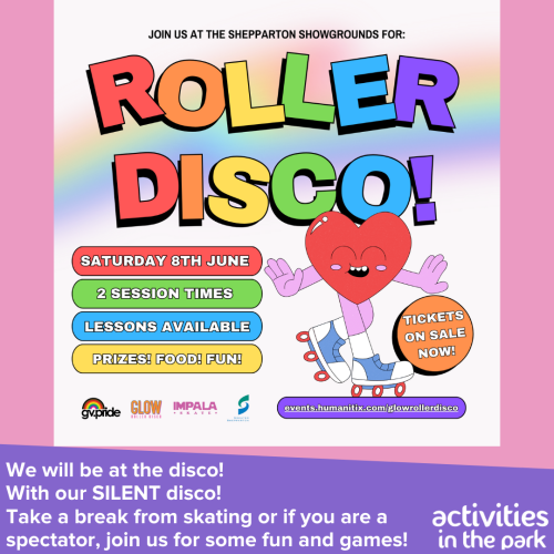 Glow Roller Disco and a Silent Disco with AITP