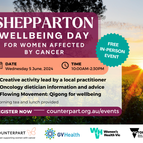 Wellbeing day for women affected by cancer