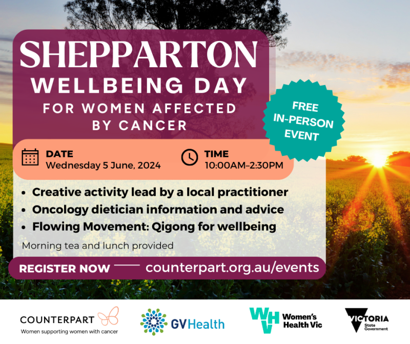 Wellbeing day for women affected by cancer