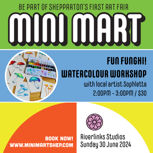 Fun Funghi Watercolour Workshop